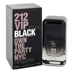 212 Vip Black Cologne by Carolina Herrera 1.7 oz Eau De Parfum Spray