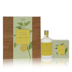 Acqua Colonia Lemon & Ginger Perfume by 4711 -- Gift Set - 5.7 oz Eau de Cologne Splash & Spray + 3.5 oz Aroma Soap