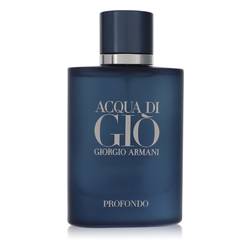Acqua Di Gio Profondo Cologne by Giorgio Armani 2.5 oz Eau De Parfum Spray (unboxed)