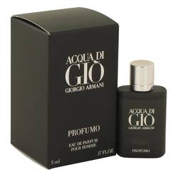 Acqua Di Gio Profumo Cologne by Giorgio Armani 0.17 oz Mini EDP