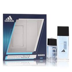 Adidas Moves Cologne by Adidas -- Gift Set - 1 oz Eau De Toilette Spray + 2.5 oz Deodorant Spray