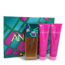 Animale Perfume by Animale -- Gift Set - 3.4 oz Eau De Parfum Spray + 3.4 oz Shower Gel + 3.4 oz Body Lotion