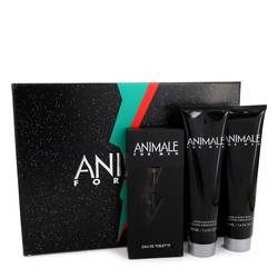 Animale Cologne by Animale -- Gift Set - 3.3 oz Eau De Toilette Spray + 3.4 oz After Shave Balm + 3.4 oz Body Wash