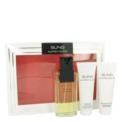 Alfred Sung Perfume by Alfred Sung Gift Set - 3.4 oz Eau De Toilette Spray + 2.5 oz Body Lotion + 2.5 oz Shower Gel