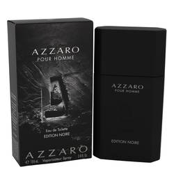 Pour Homme Edition Noire Cologne by Azzaro 3.4 oz Eau De Toilette Spray