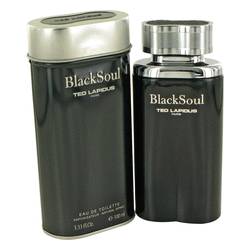 Black Soul Cologne by Ted Lapidus 3.4 oz Eau De Toilette Spray