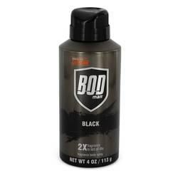 Bod Man Black Cologne by Parfums De Coeur 4 oz Body Spray