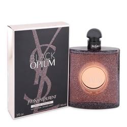 Black Opium Perfume by Yves Saint Laurent 3 oz Eau De Toilette 2018 (Glowing Edition)