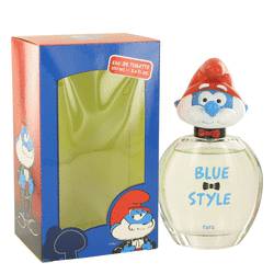 The Smurfs Cologne by Smurfs 3.4 oz Blue Style Papa Eau De Toilette Spray