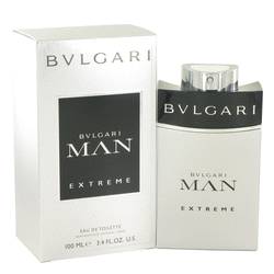 Bvlgari Man Extreme Cologne by Bvlgari 3.4 oz Eau De Toilette Spray