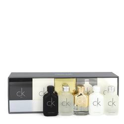 Ck One Cologne by Calvin Klein -- Gift Set - Deluxe Travel Set Includes Two CK One Travel Mini's Plus one of each of CK Be, CK One Gold and CK All all in .33 oz Travel Size Mini's