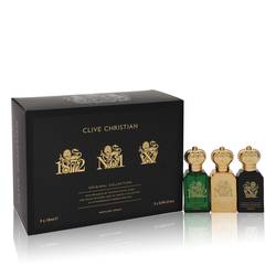 Clive Christian X Perfume by Clive Christian -- Gift Set - Travel Set Includes Clive Christian 1872 Feminine, Clive Christian No 1 Feminine, Clive Christian X Feminine all in .34 oz Pure Perfume Sprays