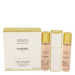 Coco Mademoiselle Perfume by Chanel 3  x 0.7 oz Mini EDP Spray