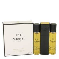 Chanel No. 5 Perfume by Chanel 3  x 0.07 oz Eau De Toilette Spray