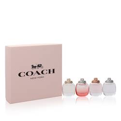 Coach Perfume by Coach -- Gift Set - Coach .15 oz Mini EDP Spray + Coach .15 oz Mini EDT Spray + Coach Floral .15 oz Mini EDP + Coach Floral Blush .15 oz Mini EDP