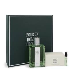 Caron Pour Homme Cologne by Caron -- Gift Set - 4.2 oz Eau De Toilette Spray + 3.3 oz Soap + .06 oz Vial (sample)