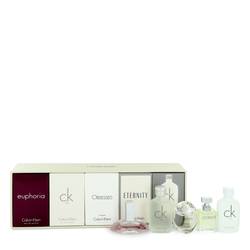 Euphoria Perfume by Calvin Klein -- Gift Set - Deluxe Fragrance Collection Includes CK One, Euphoria, CK All, Obsessed and Eternity
