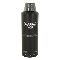 Drakkar Noir Cologne by Guy Laroche 6 oz Deodorant Body Spray