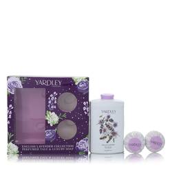 English Lavender Perfume by Yardley London Gift Set - 7 oz Perfumed Talc + 2-3.5 oz Soap