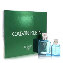 Eternity Air Cologne by Calvin Klein -- Gift Set - 3.4 oz Eau De Toilette Spray + 1 oz Eau De Toilette Spray