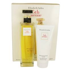 5th Avenue Perfume by Elizabeth Arden Gift Set - 4.2 oz Eau De Parfum Spray + 3.3 oz Body Lotion