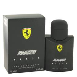 Ferrari Scuderia Black Cologne by Ferrari 2.5 oz Eau De Toilette Spray