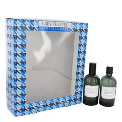 Grey Flannel Cologne by Geoffrey Beene -- Gift Set - 4 oz Eau De Toilette Spray + 4 oz After Shave