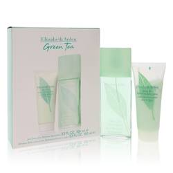 Green Tea Perfume by Elizabeth Arden -- Gift Set - 3.3 oz Scent Spray  + 3.3 Body Lotion