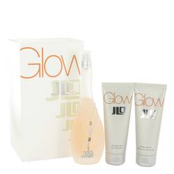 Glow Perfume by Jennifer Lopez -- Gift Set - 3.4 oz Eau De Toilette Spray + 2.5 oz Body Lotion + 2.5 oz Shower Gel