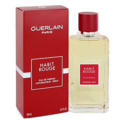 Habit Rouge Cologne by Guerlain 3.3 oz Eau De Parfum Spray