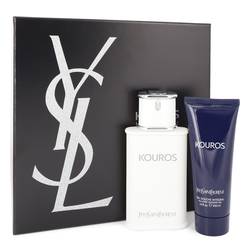 Kouros Cologne by Yves Saint Laurent -- Gift Set - 3.3 oz Eau De Toilette Spray + 3.3 oz Shower Gel