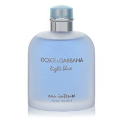 Light Blue Eau Intense Cologne by Dolce & Gabbana 6.7 oz Eau De Parfum Spray (unboxed)