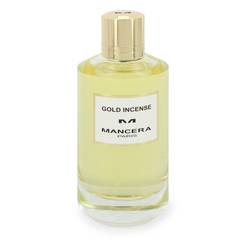 Mancera Gold Incense Perfume by Mancera 4 oz Eau De Parfum Spray (unboxed)