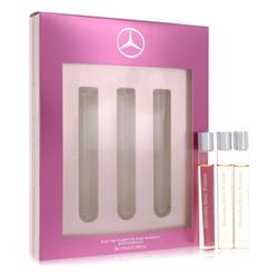 Mercedes Benz Perfume by Mercedes Benz Gift Set - 3 x .34 oz Eau De Parfum Rollerballs