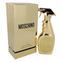 Moschino Fresh Gold Couture Perfume by Moschino 3.4 oz Eau De Parfum Spray
