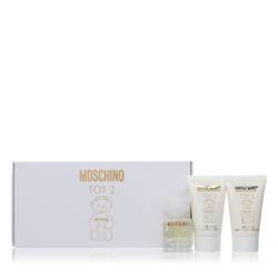 Moschino Toy 2 Perfume by Moschino -- Gift Set - .17 oz Mini EDP Spray + .8 oz Body Lotion + .8 oz Shower Gel