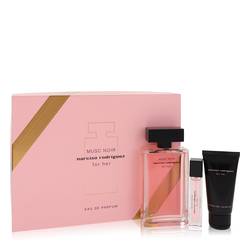 Narciso Rodriguez Musc Noir Perfume by Narciso Rodriguez -- Gift Set - 3.3 oz Eau De Parfum Spray +0.33 Mini EDP Spray  + 1.6 oz Body Lotion