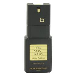 One Man Show Gold Cologne by Jacques Bogart 3.3 oz Eau De Toilette Spray (Tester)