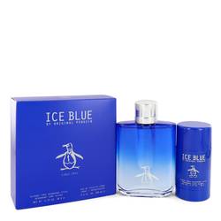 Original Penguin Ice Blue Cologne by Original Penguin -- Gift Set - 3.4 oz Eau De Toilette Spray + 2.75 oz Deodorant Stick