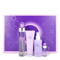 Perry Ellis 360 Purple Perfume by Perry Ellis Gift Set - 3.4 oz Eau De Parfum Spray + .25 oz Mini EDP Spray + 4 oz Body Mist Spray + 3 oz Shower Gel