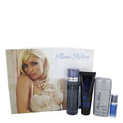 Paris Hilton Cologne by Paris Hilton Gift Set - 3.4 oz  Eau De Toilette Spray + 3 oz Body Wash + 2.75 oz Deodorant Stick + .25 Mini EDT Spray