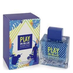 Play In Blue Seduction Cologne by Antonio Banderas 3.4 oz Eau De Toilette Spray
