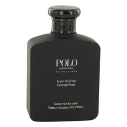 Polo Double Black Cologne by Ralph Lauren 4.2 oz Eau De Toilette Spray (Tester)