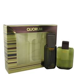 Quorum Cologne by Antonio Puig -- Gift Set - 3.3 oz Eau De Toilette Spray + 3.3 oz After Shave