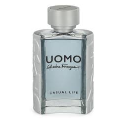 Salvatore Ferragamo Uomo Casual Life Cologne by Salvatore Ferragamo 3.4 oz Eau De Toilette Spray (unboxed)