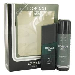 Lomani Cologne by Lomani Gift Set - 3.4 oz Eau De Toilette Spray + 6.7 oz Deodorant Spray
