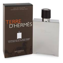 Terre D'hermes Cologne by Hermes 5 oz Eau De Toilette Spray Refillable (Metal)