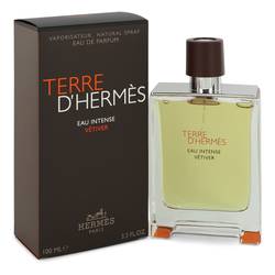 Terre D'hermes Eau Intense Vetiver Cologne by Hermes 3.3 oz Eau De Parfum Spray