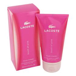 Touch Of Pink Perfume by Lacoste 5 oz Body Lotion