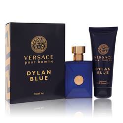 Versace Pour Homme Dylan Blue Cologne by Versace -- Gift Set - 2 piece Travel Set includes 1.7 oz Eau de Toilette Spray + 3.4 oz Shower Gel